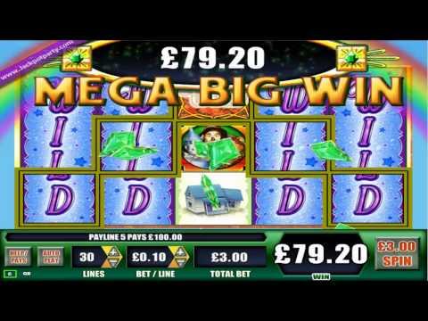 £1,550 MEGA BIG WIN (517 X STAKE) ON WIZARD OF OZ™ SLOT GAME AT JACKPOT PARTY®
