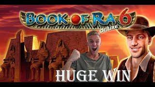 Book of ra 6 BIG WIN - HUGE WIN - Casino Games from LIVE Stream