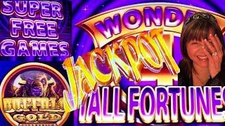 I Finally Did It! Jackpot Handpay-Super Free Games-Buffalo Gold Wonder 4 Tall Fortunes!