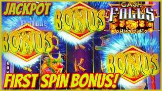 High Limit Cash Falls Huo Zhu & Pirate's Trove HANDPAY JACKPOT $50 MAX BET Bonus Round Slot Machine