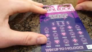 NEW! $40,000 LADY LUCK $5 SCRATCH OFFS FROM OKLAHOMA LOTTERY!