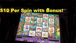 Stinkin Rich $10 Per Spin plus Free Game Bonus