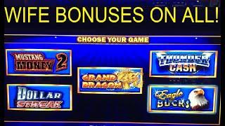 WIFE WINS MORE ON $1.25 THAN $12.50! AINSWORTH SLOT MACHINE!