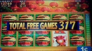 Lion Festival Slot Machine Bonus - 325 FREE SPINS - MEGA BIG WIN (#5)