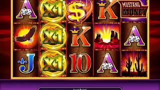MUSTANG MONEY Video Slot Casino Game with a MUSTANG MONEY FREE SPIN BONUS
