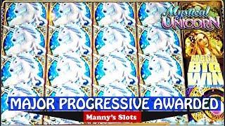 ( Mega Big Win !!! ) Major Progressive Won on Mystic Unicorn by WMS G+ Live Play, Bonus at Barona
