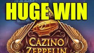 Online slots BIG WIN 2 euro bet - Cazino Zeppelin HUGE WIN with epic reactions