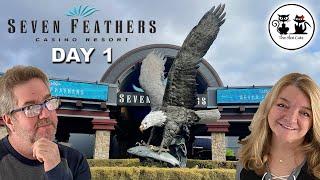 SEVEN FEATHERS CASINO IN OREGON - DAY 1 TRAVEL AND SLOT PLAY!