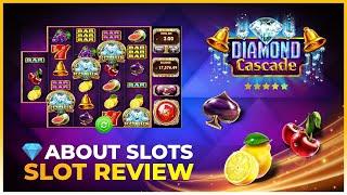 Diamond Cascade by Red Rake Gaming! Exclusive Video Review by Aboutslots.com for Casinodaddy!
