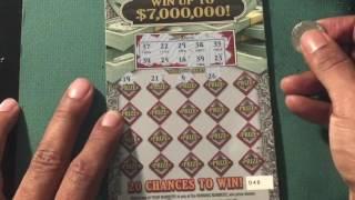 $25 New York millions lottery scratch card