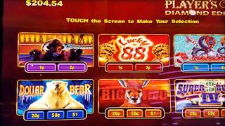 Super Bucks , Big Red , Dollar Bear and 5 Dragons Slot Machines Bonuses• !