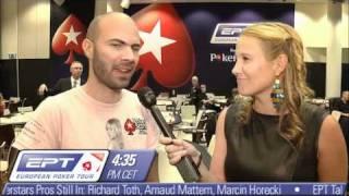 EPT Tallinn 2011: Midday Update with Arnaud Mattern - PokerStars.com