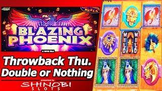 Blazing Phoenix Slot - Throwback Thursday Double or Nothing, Live Play