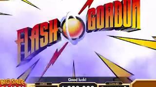 FLASH GORDON Video Slot Casino Game with a "BIG WIN" PICK A HAWKMAN BONUS