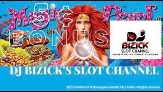 ~* 5c Denom FREE SPINS WITH RE-TRIGGER! *~ Magic Pearl Slot Machine ~ LIGHTNING LINK ~ NICE WIN!!! •