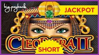JACKPOT HANDPAY, SURPRISE!! Cleopatra 2 Slot - LOVED IT! #Shorts