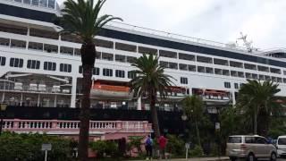 Veendam cruise ship docked in Hamilton Bermuda - Holland America Cruise Line
