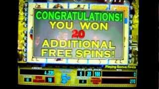40 Free Spins on Pharaoh's Fortune + Retrigger  BIG WIN - 5c Video Slots