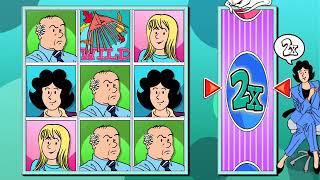 SALLY FORTH Video Slot Casino Game with a RETRIGGERED KITTY'S KNEES FREE SPIN BONUS