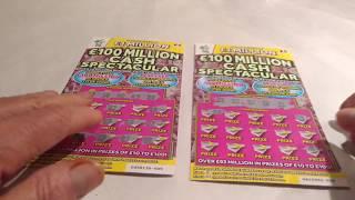 1,000 a Month..Scratchcards..CASH SPECTACULAR..COOL FORTUNE...MATCH-3...TRIPLE 7..
