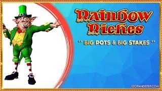 • GOING REAL BIG on Rainbow Riches ! • MASSIVE ROLL IN and BIG POTS!! •