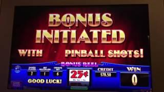 Pinball  MAX BET  BONUSES at Bellagio, Las Vegas
