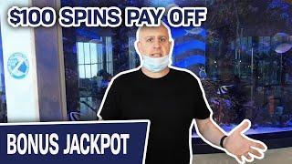 ⋆ Slots ⋆ GIANT Jackpot on This One! ⋆ Slots ⋆ $100 Spins PAY OFF in Atlantic City!