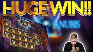 HUGE WIN! Vault of Anubis Big win - Casino slots from Casinodaddy live stream