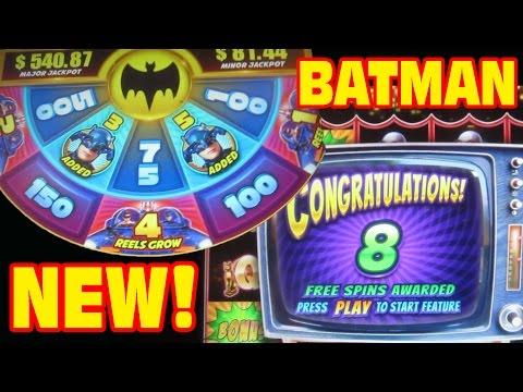 NEW BATMAN! ROGUE'S GALLERY - Nice Win Slot Machine Bonus