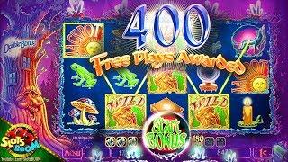 400 GAMES TRIGGER!!! Return to Crystal Forest BONUS!!! 1c Wms Slot in Morongo Casino - Uncut Video