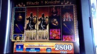 Black Knight, Free Spin Bonus With $8.00 Bet, BIG WIN.