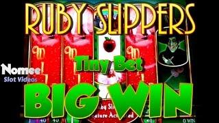 Ruby Slippers Slot Machine • Tiny Bet • Big Win!