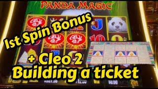 Building Ticket with a 1st Spin Bonus on Dragon Cash & Cleopatra 2