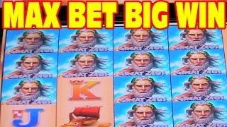 Great Zeus Slot Machine Bonus MAX BET AND BIG WIN