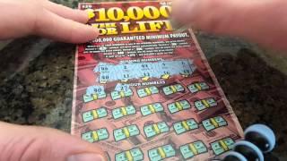 10X GOOD SCRATCH OFF WINNER! $10,000 WEEK FOR LIFE $20 NEW YORK STATE LOTTERY SCRATCH OFF WINNER