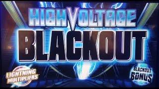 **NEW GAME** "LIVE PLAY" *HIGH VOLTAGE BLACKOUT* (NICKELS) NICE HIT IN THE END!!!
