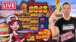 ⋆ Slots ⋆ LIVE Burger Boss ⋆ Slots ⋆ + Surprise Giveaway! ⋆ Slots ⋆ PlayChumba.com