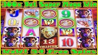 • WOW•️ SUPER MEGA WIN 300x BET • Can We Get 15 Heads•️ • BUFFALO GOLD $11.50 BET • High Limit Slots