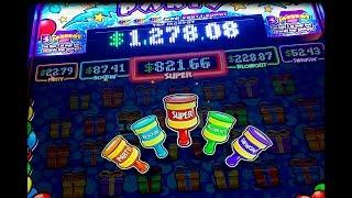 SUPER BONUS BIG WIN - Jackpot Party Ultimate Spin Slot Machine & 3 Reel
