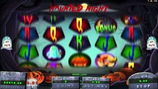 Haunted Night• slot game by Genesis Gaming | Gameplay video by Slotozilla