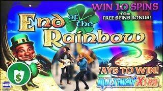 • End of the Rainbow slot machine, bonus and Irish Street Music