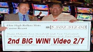 •$3.5 Million Dollar Jackpot Journey 2/7 Handpay Vegas Casino Video Slot Machine, Buffalo, Quick Hit