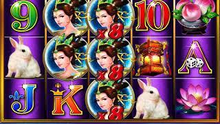 EXOTIC MOON Video Slot Casino Game with a RETRIGGERED EXOTIC MOON FREE SPIN BONUS