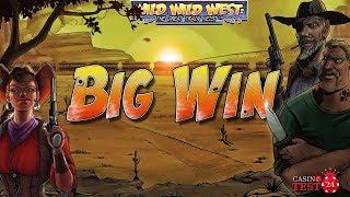 BIG WIN ON WILD WILD WEST SLOT (NETENT) - 2€ BET!
