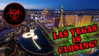 LAS VEGAS CASINOS ARE CLOSING! - COVID-19 response from Inside the Casino