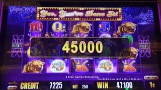 Big Win•TIMBWER WOLF Legends Max Bet $2.50 Big Win Bonus! Harrah's Casino