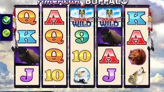AMERICAN BUFFALO Video Slot Casino Game with a " BIG WIN" FREE SPIN BONUS
