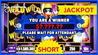 SHOCKING JACKPOT! The Vault Titan's Fortune Slot - $25 BET RUMBLE! #Shorts