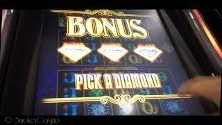 DANTE'S DIAMONDS Slot Bonus Round 100X! BALLY