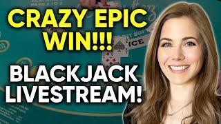 EPIC MASSIVE WIN!! MY BEST RUN EVER!! LIVE: Blackjack!! $1500 Buy-in!! ⋆ Slots ⋆
